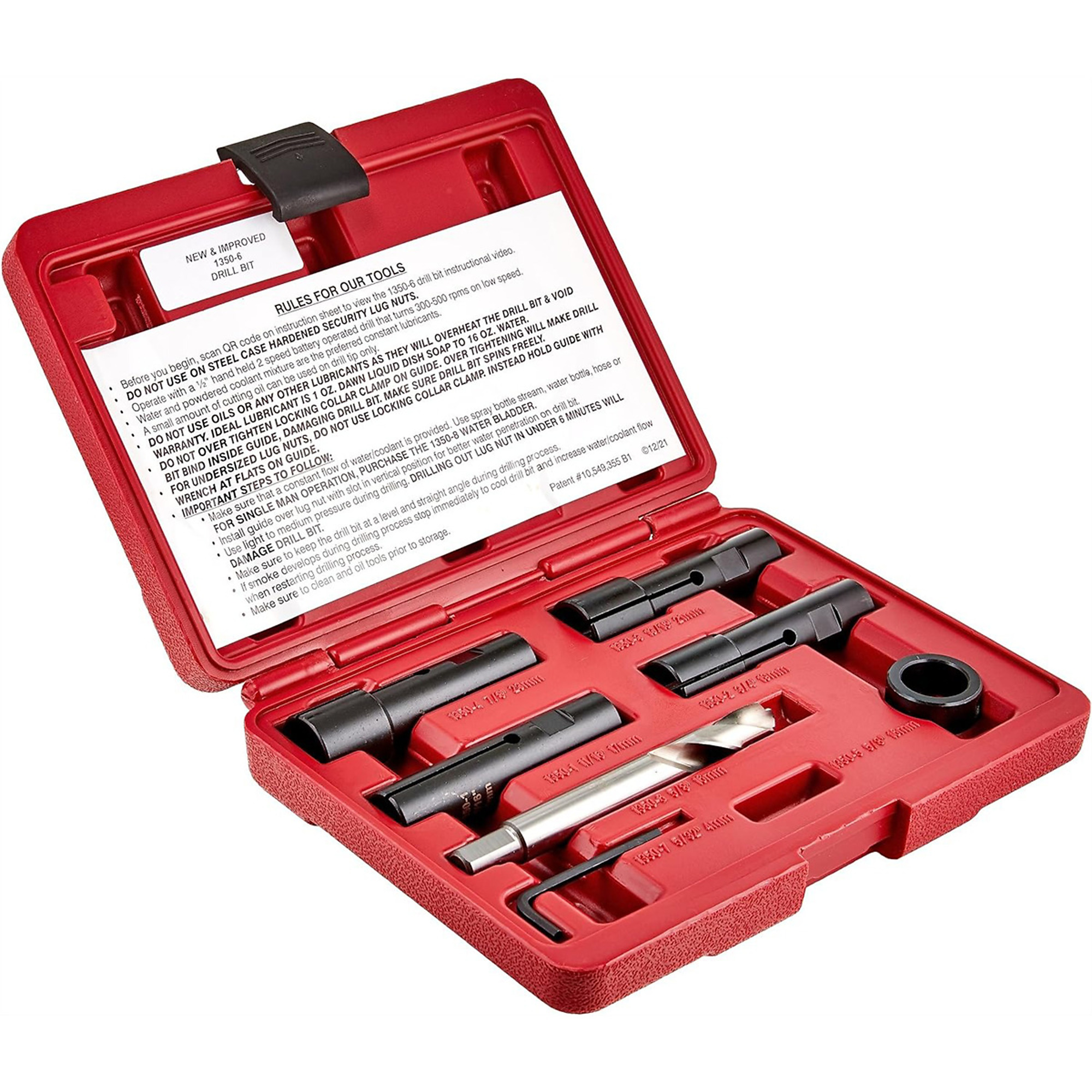 Milton Industries Lug Ripper II — Drill Out Lug Nut Threads and Wheel Stud in 11 Minutes, Model# LTILT1350